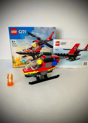LEGO City 60411 - L’Hélicoptère de Secours des Pompiers - Complet avec Boîte et Notice, marke: LEGO, zustand: Sehr gut, größe: Frühchen, bis 44, 9,00 €, 10,15 € beinhaltet Vinted-Käuferschutz Pro
