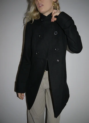 Manteau noir en laine, marque: Vintage Dressing, état: Bon état, taille: S / 36 / 8, 35,00 €, 37,45 € Protection acheteurs incluse