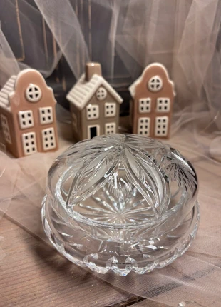 Boîte à bijoux en cristal, brand: Vintage, condition: Good, €30.00, €32.20 includes Buyer Protection