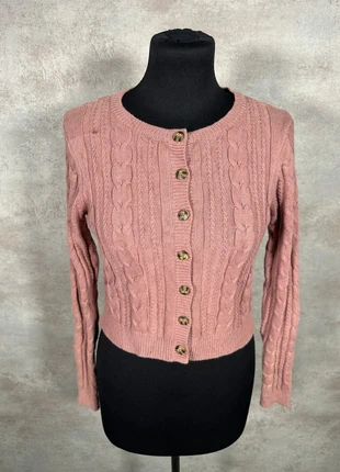 Cardigan Maille Torsadée Cable Knit Vintage Wild Fable rose poudré tricot epais taille M, marque: Vintage Dressing, état: Très bon état, taille: M / 38 / 10, 8,00 €, 9,10 € Protection acheteurs (Pro) incluse