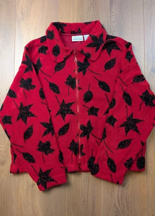 Polaire crazy fleece rouge, brand: Basic Editions, condition: Very good, size: XL / 42 / 14, €24.00, €25.90 includes Buyer Protection