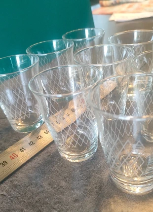 Lot de 10 Verres Gravés – Style Vintage, état: Neuf sans étiquette, 7,00 €, 8,05 € Protection acheteurs incluse