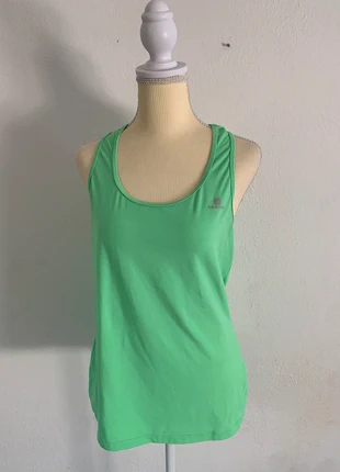 Débardeur Domyos vert fluo – Taille 44, brand: Domyos, condition: Very good, size: XXL / 44 / 16, €4.99, €5.94 includes Buyer Protection