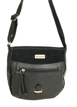 Sac besace en cuir noir femme - Ted Lapidus, merk: Ted Lapidus, staat: Heel goed, € 19,00, € 20,65 inclusief Kopersbescherming Pro
