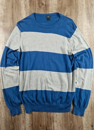 Pull vinatge rayé bleu gris J.Crew coton cachemire taille M, marque: Vintage Dressing, état: Très bon état, taille: M, 10,00 €, 11,20 € Protection acheteurs (Pro) incluse