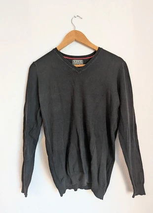 Pull Noir Col V Homme, marque: XDYE, état: Très bon état, taille: M, 1,00 €, 1,75 € Protection acheteurs incluse