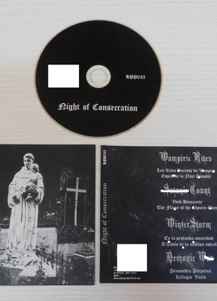 Wampyric Rites / Sat Count / Winterstorm / Demonic W - Night Of Consecration Split CD, zustand: Neu, 10,00 €, 11,20 € inklusive Vinted-Käuferschutz