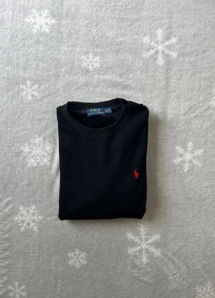 Pull Ralph Lauren noir avec logo rouge, marke: Ralph Lauren, zustand: Neu, größe: M, 36,00 €, 38,50 € inklusive Vinted-Käuferschutz