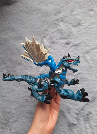 Figurine Dragon articulée • Bleu & Noir • Ailes crème, zustand: Sehr gut, größe: Einheitsgröße, 2,50 €, 3,33 € inklusive Vinted-Käuferschutz