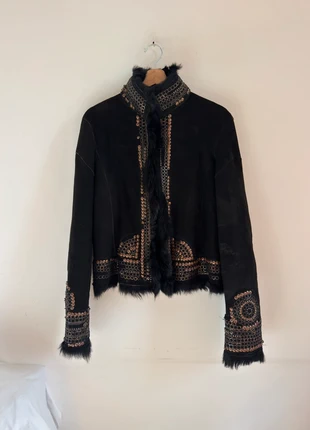 Roberto Cavalli suede jacket, marke: Roberto Cavalli, zustand: Sehr gut, größe: S / 36 / 8, 210,00 €, 221,20 € inklusive Vinted-Käuferschutz