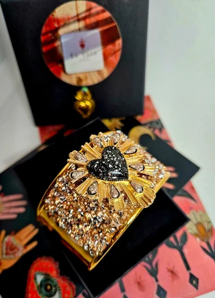 Bracelet manchette " le coeur alchimiste ", marca: ExvotobyNaGap, estado: Muy bueno, 59,00 €, 62,65 € Protección al comprador incluida