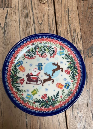 Bolesławiec talerz 19 cm Kalich! Unikat!, merk: BOLESLAWIEC, staat: Nieuw zonder prijskaartje, € 26,00, € 28,00 inclusief Kopersbescherming