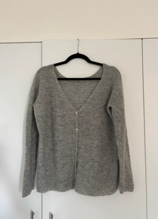Pull gilet Barry Gris Sézane, brand: Sézane, condition: Good, size: S / 36 / 8, €33.00, €35.35 includes Buyer Protection
