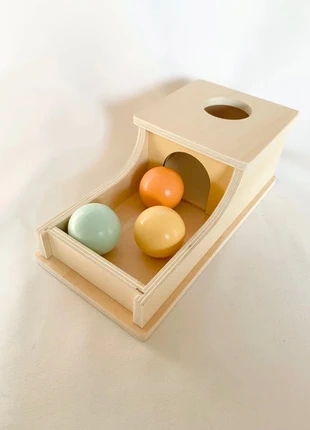 🎯 Boîte de permanence de l’objet – Montessori avec rampe et balle, marke: Montessori, zustand: Sehr gut, größe: Einheitsgröße, 13,99 €, 15,39 € beinhaltet Vinted-Käuferschutz Pro