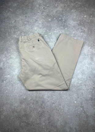 Pantalon Chino Ralph Lauren Taille FR46 W36 L32 Homme Beige Crème Coton Logo Brodé #C125, marca: Ralph Lauren, estado: Muito bom, tamanho: PT 46 | W36, €24.99, €26.94 inclui Proteção do Comprador Pro