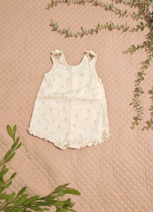 🌸Combishort fille Kiabi 18 mois crème fleurs🌸, brand: Kiabi, condition: Very good, size: 18-24 months / 86 cm, €4.00, €4.90 includes Buyer Protection