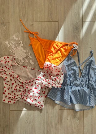 Lot 4 vétement femme en parfait état taille M + autocollant noeuds rose mignon, brand: Mignon, condition: New without tags, size: M / 38 / 10, €7.00, €8.05 includes Buyer Protection