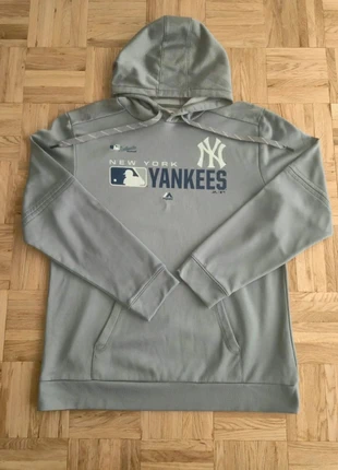 Sweat à capuche / Hoodie gris New York Yankees Majestic taille L, marque: Majestic, état: Très bon état, taille: L, 15,00 €, 16,45 € Protection acheteurs incluse
