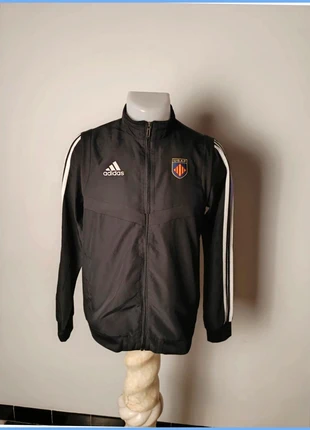 Veste Adidas usap noir et blanc – logo brodé – taille L – très bon état, marque: adidas, état: Très bon état, taille: L, 26,00 €, 28,00 € Protection acheteurs incluse