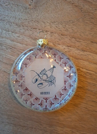 Kerstbal sterrenbeeld kreeft Sissy-boy, marque: Sissy Boy, état: Neuf sans étiquette, 3,00 €, 3,85 € Protection acheteurs incluse