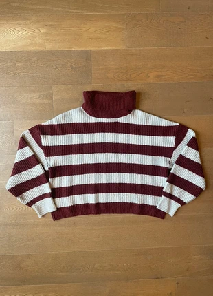 Pull col roulé Coco Bella ligné rouge blanc chaud hiver taille M, marque: Coco Bella, état: Très bon état, taille: M / 38 / 10, 14,00 €, 15,40 € Protection acheteurs incluse