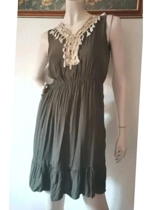 🌹 Très belle robe bohème verte kaki 🌹T. 38 en parfait état, brand: Italian Style, condition: Very good, size: M / 38 / 10, €8.00, €9.10 includes Buyer Protection