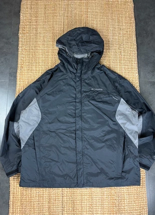 Veste Coupe-vent Imperméable Noire et Grise à Capuche Columbia Sportswear Omni-Tech Taille XXL, brand: Columbia, condition: Very good, size: XXL, €35.00, €37.45 includes Buyer Protection Pro