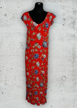 Robe longue Holly & Joey - Rouge, motif floral, taille unique, brand: Holly & Joey, condition: Very good, size: One size, €3.00, €3.85 includes Buyer Protection Pro