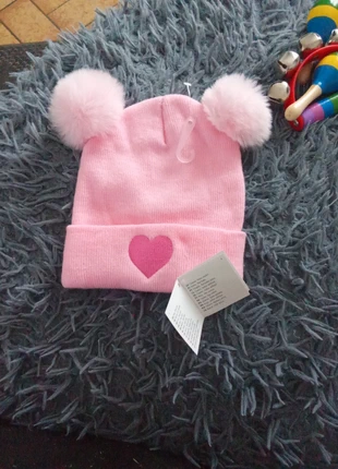 bonnet fille rose, marque: Hue, état: Neuf avec étiquette, taille: Universel, 1,00 €, 1,75 € Protection acheteurs incluse
