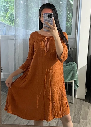 Robe court d’été marron Promod boutique française, marca: Promod, estado: Muito bom, tamanho: S / 36 / 8, €4.99, €5.94 inclui Proteção do Comprador