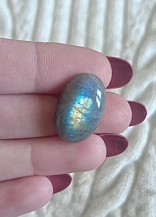 Cabochon Labradorite - lithotherapie - bien être - ésotérique - micro macramé - wire wrapping, brand: labradorite, condition: Very good, €4.00, €4.90 includes Buyer Protection