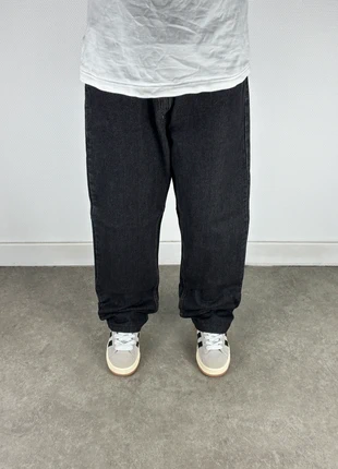 Pantalon en jean denim vintage large gris foncé / noir 100% coton, marke: Vintage Dressing, zustand: Sehr gut, größe: L, 22,00 €, 23,80 € beinhaltet Vinted-Käuferschutz Pro