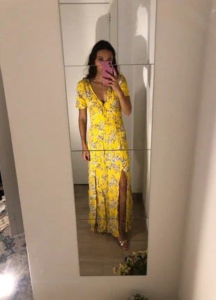 Robe longue imprimée florale, marque: Miss Selfridge, état: Satisfaisant, taille: S / 36 / 8, 5,00 €, 5,95 € Protection acheteurs incluse