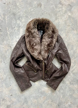 Vintage faux fur leather look jacket, brand: Vintage Dressing, condizioni: Buone, taglia: M / IT 42 / EU 38, €29.95, €32.15 include la Protezione acquisti