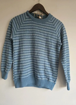 Pull bleu à motifs enfant - Cyla - 16 ans, brand: Cyla, condizioni: Buone, taglia: 16 anni / 176 cm, €2.00, €2.80 include la Protezione acquisti