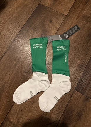 Team Jumbo Visma Aero Sokken maat S-M, merk: AGU, staat: Nieuw zonder prijskaartje, maat: M, € 10,00, € 11,20 inclusief Kopersbescherming Pro