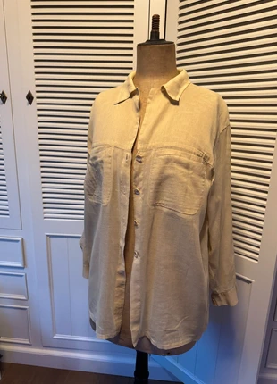 Chemise en lin Passsion Paris beige sable – manches longues – taille 40, marque: Passion paris, état: Bon état, taille: L / 40 / 12, 12,00 €, 13,30 € Protection acheteurs incluse