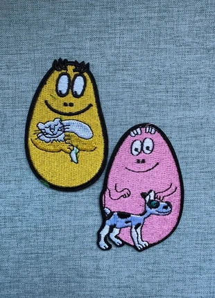 Barbapapa et Barbidou lot de 2 écussons thermocollant, condizioni: Ottime, €5.00, €5.95 include la Protezione acquisti Pro