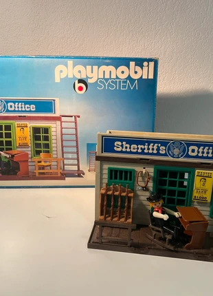 🤠 Playmobil Vintage – Bureau du Shérif 3423 (1974), Pièce de Collection Rare 📦⭐, brand: Playmobil, condition: Very good, size: One size, €145.00, €152.95 includes Buyer Protection