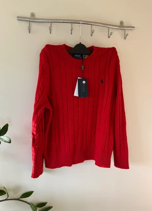 Kabeltrui met wol Ralph Lauren dames maat S, marque: Ralph Lauren, état: Neuf avec étiquette, taille: S / 36 / 8, 75,00 €, 79,45 € Protection acheteurs incluse