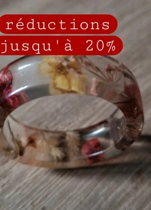 Bague à fleurs taille 69, condition: New without tags, size: 22.2 mm Ø, €8.00, €9.10 includes Buyer Protection