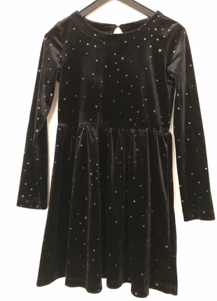 Velvet dress with silver stars #new, merk: GAP, staat: Nieuw zonder prijskaartje, maat: 8 jaar / 128 cm, € 17,50, € 19,08 inclusief Kopersbescherming