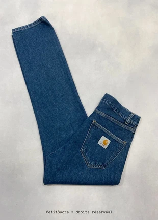 Jean Carhartt wip Large Bleu modèle Nolan Pant style Loose Denim Skate Pant - Taille S w27 #984, marca: Carhartt, estado: Muito bom, tamanho: PT 36 | W27, €49.00, €52.15 inclui Proteção do Comprador Pro