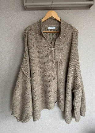 Ambika Oversized Vest | Bruin-Beige | One Size, marque: AMBIKA, état: Bon état, taille: Taille unique, 15,00 €, 16,45 € Protection acheteurs incluse