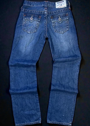 Vintage true Religion Jeans straight fit, merk: True Religion, staat: Heel goed, maat: XXXS / 30 / 2, € 39,90, € 42,60 inclusief Kopersbescherming