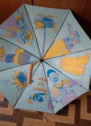 Beige Designer Umbrella – Stylish & Chic for Any Weather, marca: Local, estado: Satisfactorio, 1,49 €, 2,26 € Protección al comprador incluida