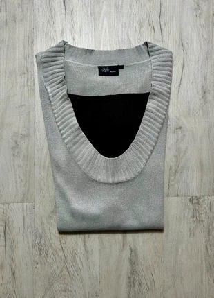 Pull argenté / gris noir, marque: Style, état: Bon état, taille: M / 38 / 10, 6,90 €, 7,95 € Protection acheteurs incluse