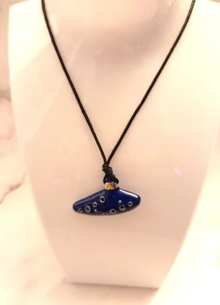 Pendentif Ocarina Bleu – Inspiré de Zelda, marca: Zelda, estado: Muito bom, €9.90, €11.10 inclui Proteção do Comprador