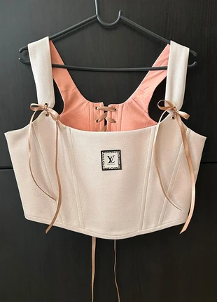 Corsetto sartoriale beige tg.L, marque: Re-Worked, état: Neuf sans étiquette, taille: L / 40 / 12, 35,00 €, 37,45 € Protection acheteurs incluse