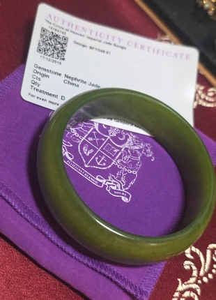 Gemporia nephrite jade bangle, brand: Gemporia, condition: Very good, £125.00, £131.95 includes Buyer Protection